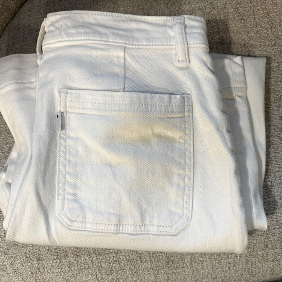 LEVI'S Ribcage Wide Leg Crop - White - Picture 6 of 7